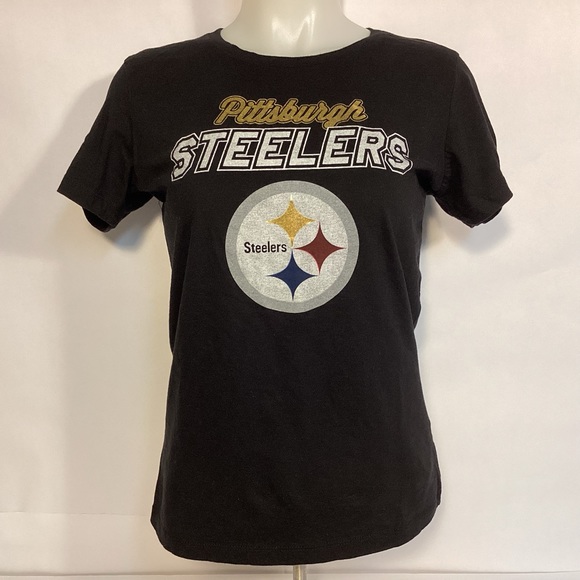 Pittsburgh Steelers Womens t-shirt large logo size medium - Picture 1 of 10